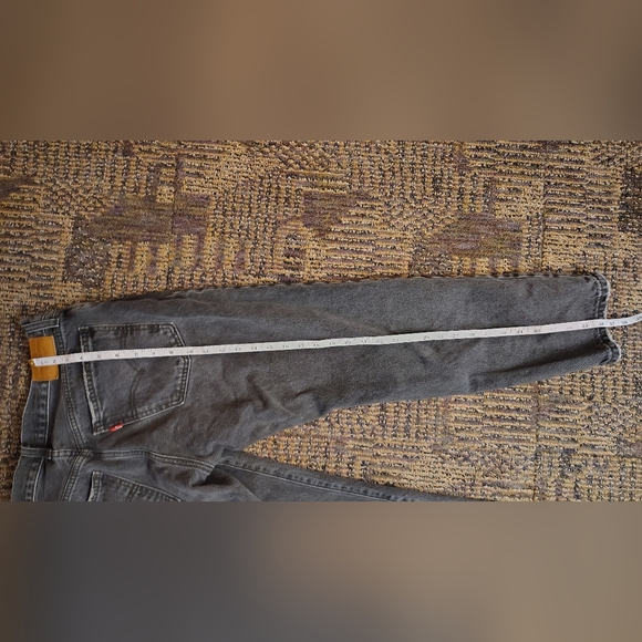 Women's Levi's Grey Straight Leg Jeans - Picture 5 of 7